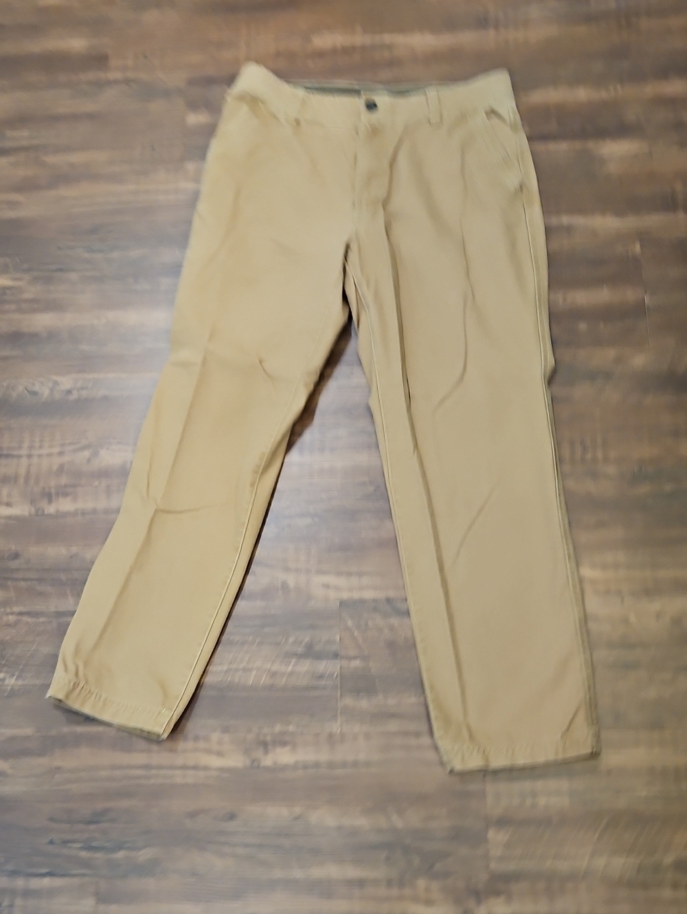 G.H. Bass & Co. Men's Khaki Straight-Leg Chinos